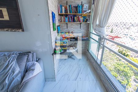 Varanda da Sala de apartamento para alugar com 2 quartos, 110m² em Castelo, Belo Horizonte