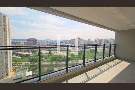 Varanda da Sala/Cozinha de apartamento para alugar com 3 quartos, 142m² em Jardim Campos Elisios, Jundiaí