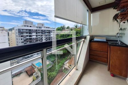 Varanda da Sala de apartamento à venda com 2 quartos, 77m² em Icaraí, Niterói