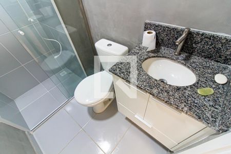 Banheiro de kitnet/studio à venda com 1 quarto, 25m² em Barra Funda, São Paulo