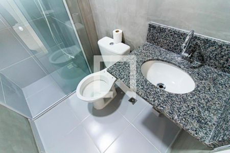 Banheiro de kitnet/studio à venda com 1 quarto, 25m² em Barra Funda, São Paulo