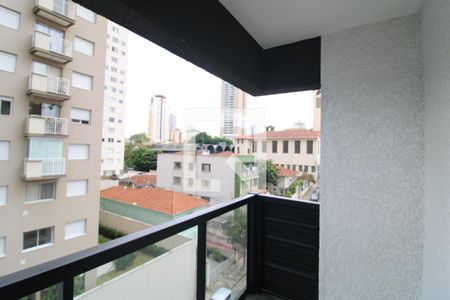 Sala / Cozinha - Varanda de apartamento à venda com 1 quarto, 25m² em Vila Dom Pedro Ii, São Paulo