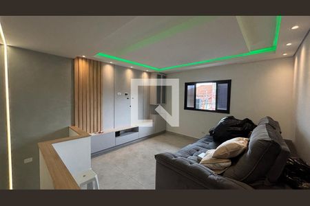 Sala - Sala de jantar  de casa para alugar com 3 quartos, 133m² em Parque Novo Oratório, Santo André