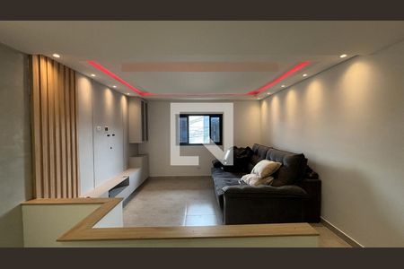 Sala - Sala de jantar  de casa para alugar com 3 quartos, 133m² em Parque Novo Oratório, Santo André