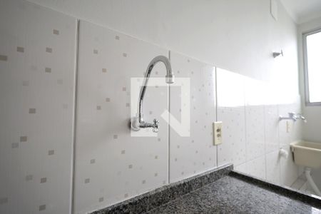 Cozinha de apartamento para alugar com 2 quartos, 50m² em Vila Homero Thon, Santo André
