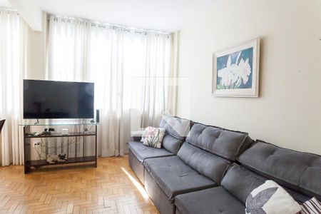 Sala de TV de apartamento à venda com 3 quartos, 118m² em Sion, Belo Horizonte