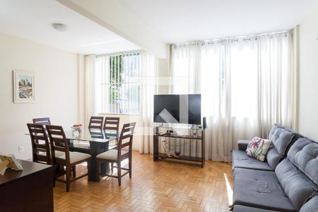 sala de apartamento à venda com 3 quartos, 118m² em Sion, Belo Horizonte
