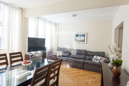 sala de apartamento à venda com 3 quartos, 118m² em Sion, Belo Horizonte