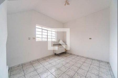 Sala e Cozinha  de casa para alugar com 1 quarto, 45m² em Parque das Nações, Santo André