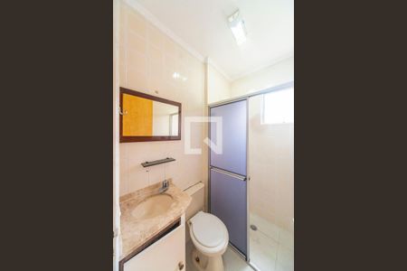 Banheiro  de apartamento à venda com 2 quartos, 49m² em Cidade São Jorge, Santo André