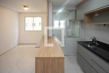 Sala e Cozinha de apartamento para alugar com 1 quarto, 37m² em Vila Graciosa, São Paulo