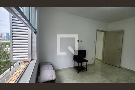 Detalhe Sala de apartamento para alugar com 1 quarto, 40m² em Centro, Santos
