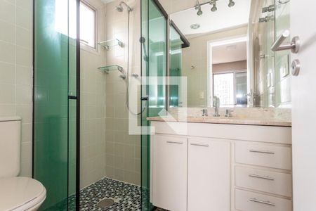 Banheiro da Suíte de apartamento à venda com 3 quartos, 144m² em Vila Sofia, São Paulo