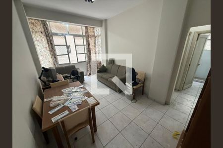 Sala de apartamento para alugar com 1 quarto, 80m² em José Menino, Santos