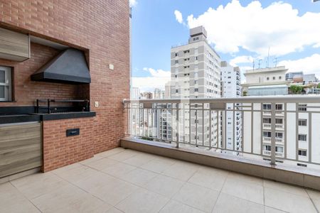 Varanda de apartamento para alugar com 3 quartos, 134m² em Vila Cordeiro, São Paulo