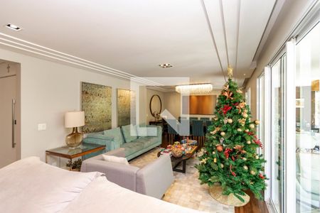 Sala de apartamento à venda com 3 quartos, 186m² em Chácara Santo Antônio (zona Sul), São Paulo