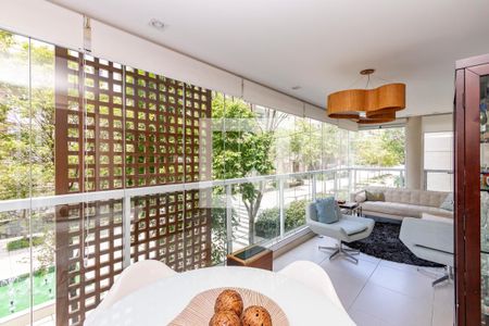 Varanda da Sala de apartamento à venda com 3 quartos, 186m² em Chácara Santo Antônio (zona Sul), São Paulo