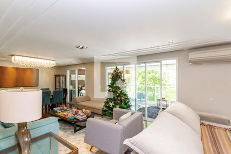 Sala de apartamento à venda com 3 quartos, 186m² em Chácara Santo Antônio (zona Sul), São Paulo