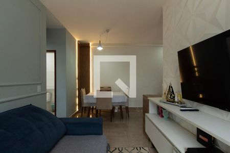 Sala de apartamento para alugar com 2 quartos, 96m² em Loteamento Dinora Rosa, Sorocaba