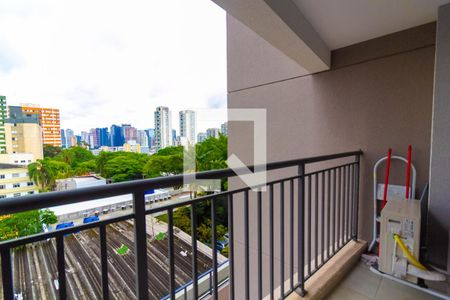 Varanda de apartamento à venda com 1 quarto, 34m² em Santo Amaro, São Paulo
