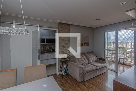 sala_2 de apartamento à venda com 2 quartos, 56m² em Vila Caraguata, São Paulo