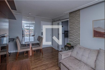 sala_4 de apartamento à venda com 2 quartos, 56m² em Vila Caraguata, São Paulo