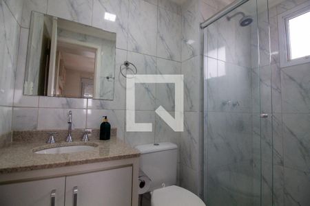 Banheiro da Suíte de apartamento à venda com 1 quarto, 34m² em Chácara Santo Antônio (zona Sul), São Paulo