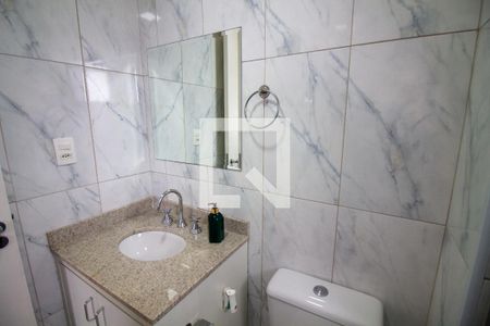 Banheiro da Suíte de apartamento à venda com 1 quarto, 34m² em Chácara Santo Antônio (zona Sul), São Paulo