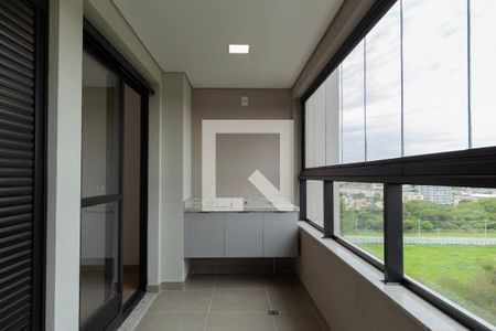 Varanda Sala  de apartamento para alugar com 1 quarto, 49m² em Além Ponte, Sorocaba