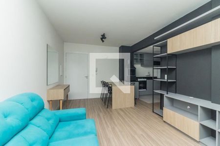 Sala/Cozinha de apartamento para alugar com 1 quarto, 50m² em Vila Joao Pessoa, Porto Alegre