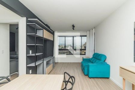 Sala/Cozinha de apartamento para alugar com 1 quarto, 50m² em Vila Joao Pessoa, Porto Alegre