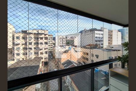 Vista da Sala de apartamento para alugar com 3 quartos, 81m² em Tijuca, Rio de Janeiro