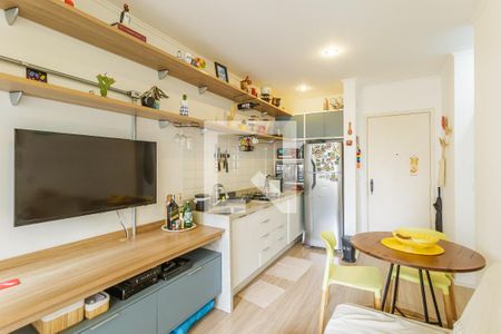 Sala/Cozinha de apartamento para alugar com 1 quarto, 37m² em Vila Uberabinha, São Paulo