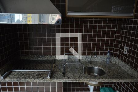 Varanda gourmet de apartamento à venda com 3 quartos, 100m² em Vila Assunção, Santo André