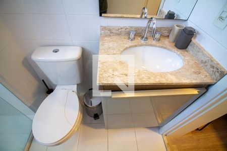 Banheiro da Suíte de apartamento à venda com 1 quarto, 48m² em Jardim Aeroporto, São Paulo