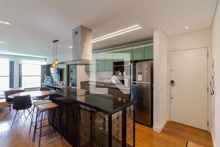 Cozinha de apartamento para alugar com 2 quartos, 72m² em Indianópolis, São Paulo