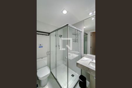 Banheiro de kitnet/studio para alugar com 1 quarto, 20m² em Vila Mariana, São Paulo