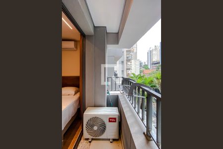 Varanda de kitnet/studio para alugar com 1 quarto, 20m² em Vila Mariana, São Paulo