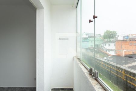 Varanda da Sala  de apartamento para alugar com 2 quartos, 48m² em Vila Carmosina, São Paulo