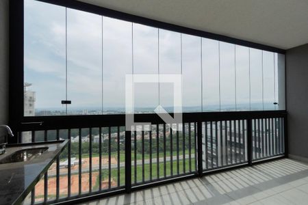 Varanda da Sala de apartamento para alugar com 3 quartos, 130m² em Além Ponte, Sorocaba