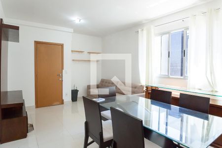 sala de apartamento à venda com 2 quartos, 64m² em Sion, Belo Horizonte
