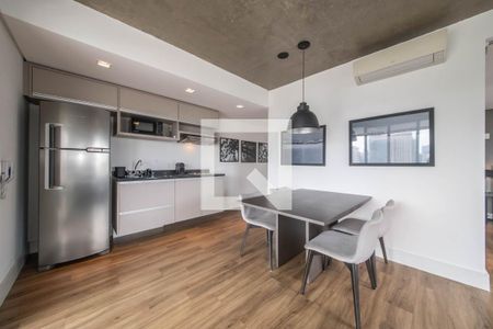 Sala de apartamento para alugar com 1 quarto, 64m² em Cidade Monções, São Paulo