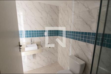 Banheiro Social de kitnet/studio para alugar com 1 quarto, 35m² em Cidade Nova, Rio de Janeiro