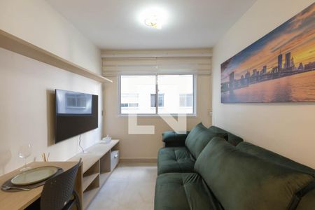 Sala de apartamento para alugar com 1 quarto, 25m² em República, São Paulo