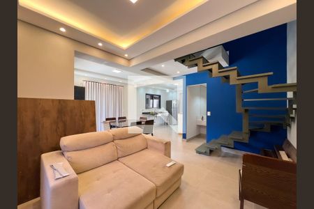 Sala de casa de condomínio para alugar com 3 quartos, 121m² em Jardim Santa Helena, Valinhos