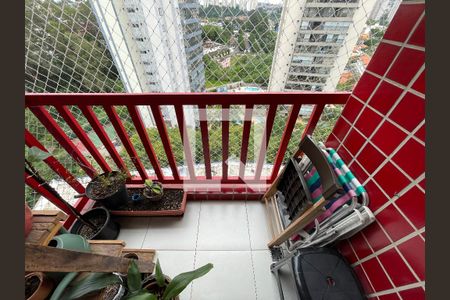 Varanda da Sala de apartamento à venda com 2 quartos, 58m² em Butantã, São Paulo