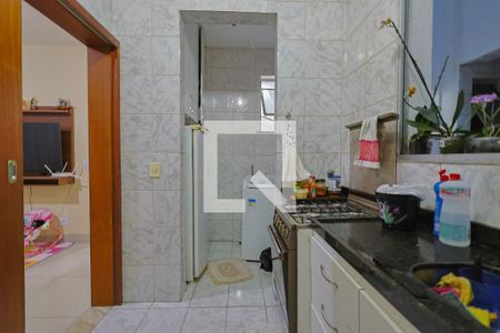 Cozinha e Área de Serviço de apartamento à venda com 3 quartos, 58m² em Nova Granada, Belo Horizonte