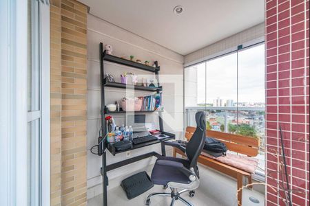 Varanda da Sala de apartamento à venda com 3 quartos, 132m² em Vila América, Santo André