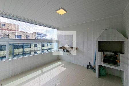 Sacada  de apartamento para alugar com 3 quartos, 118m² em Vila Caiçara, Praia Grande