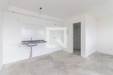 Sala e Cozinha de apartamento para alugar com 1 quarto, 31m² em Parada Inglesa, São Paulo